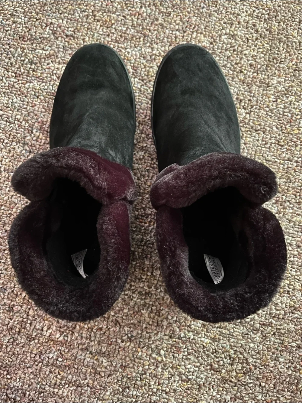 Cougar Duffy Black Waterproof Suede booties